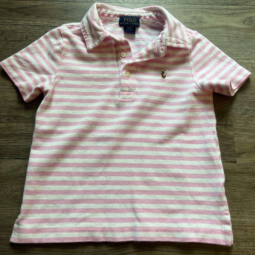 Polo brand polo style shirt, size 2t, great condition